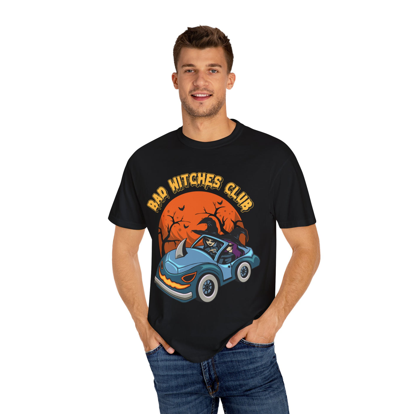 Funny Witch Shirt - Bad Witches Club - Halloween Party Tee - Sinful Threads