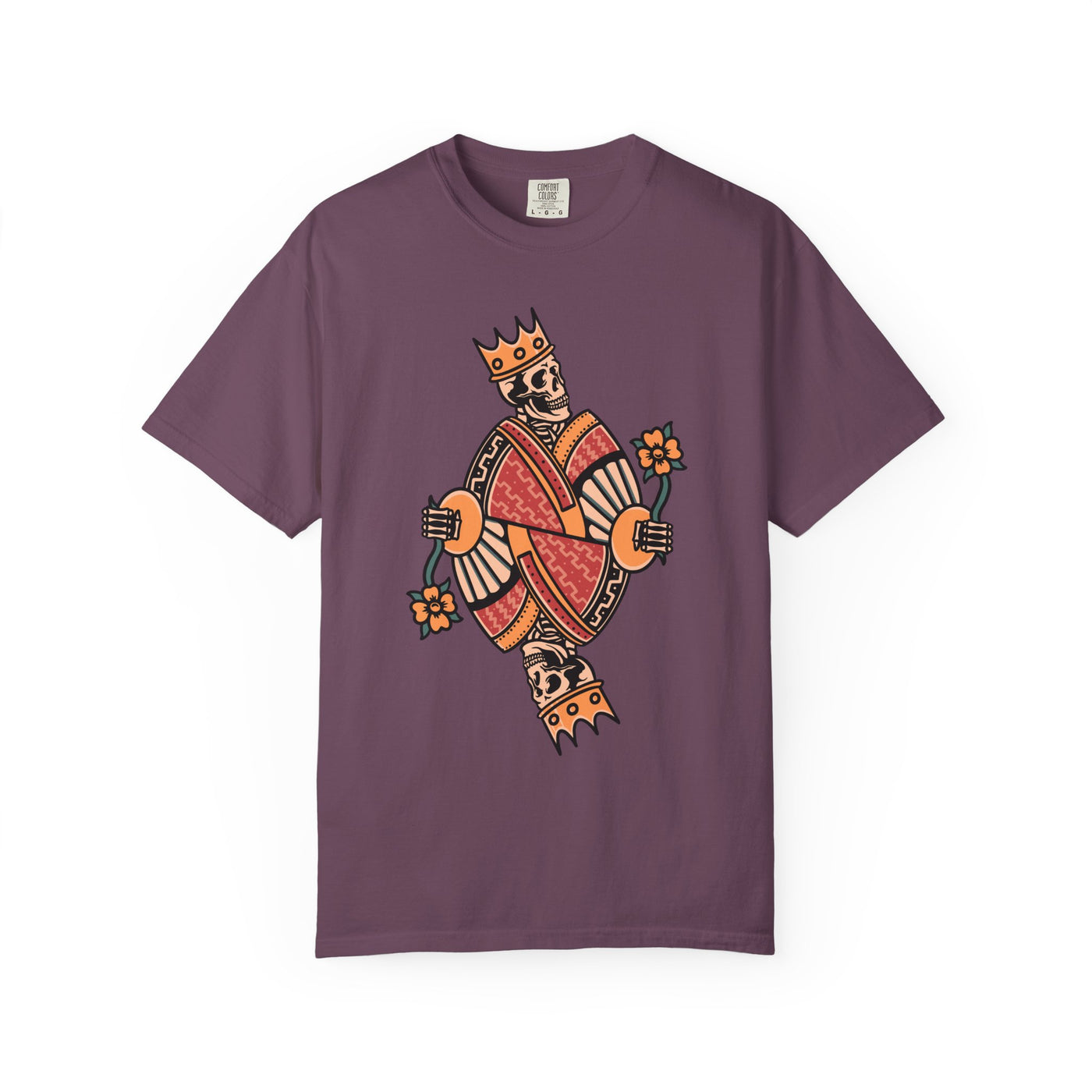 King Diamonds Skull Shirt - Unique Playing Card Tee, Poker Gift - Sinful Threads