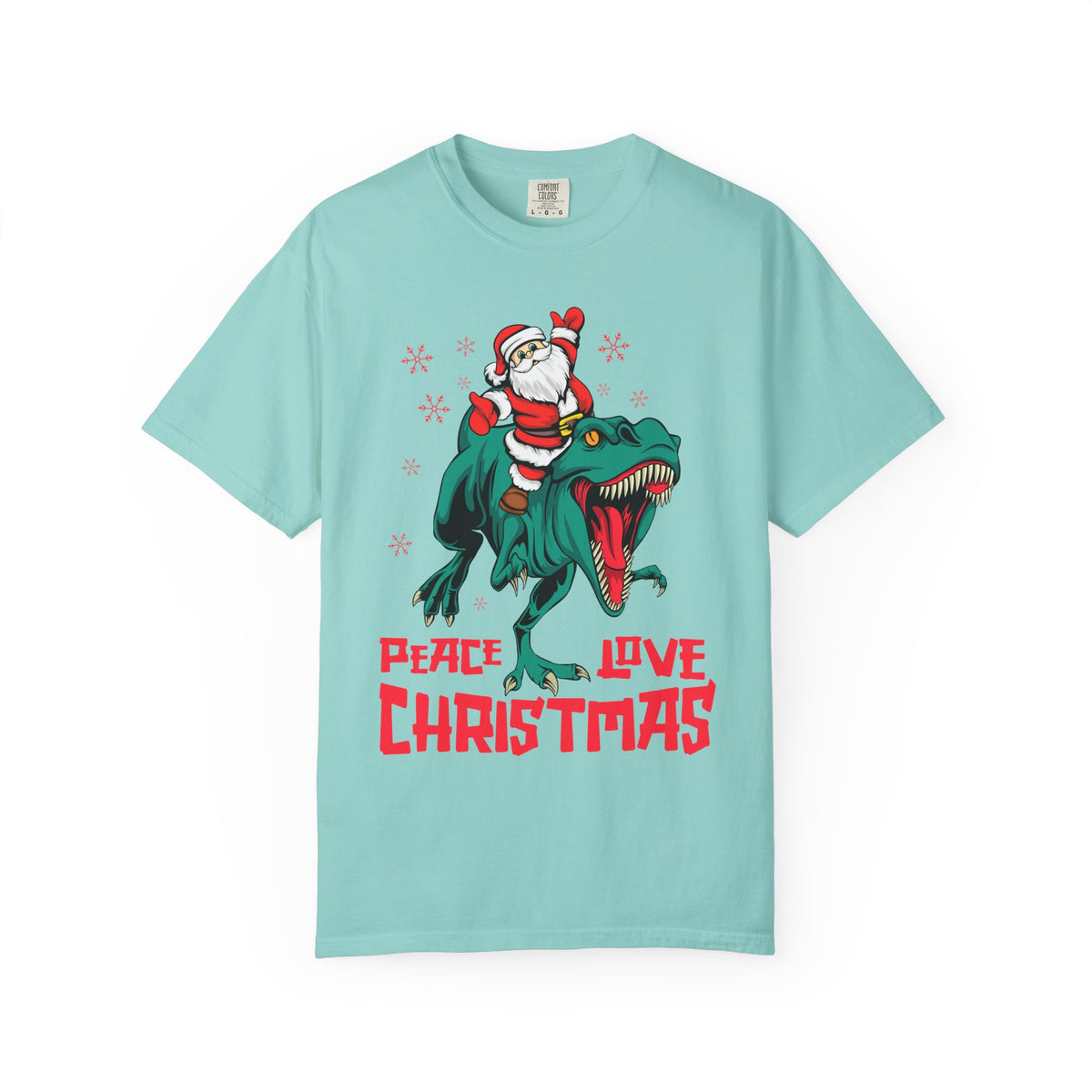 Santa T-Rex Shirt - Funny Dino Christmas Tee - Holiday Gift