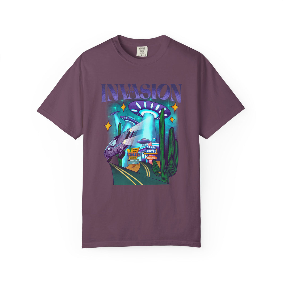 Alien Abduction Shirt – Desert Motel UFO Tee Retro Sci-Fi