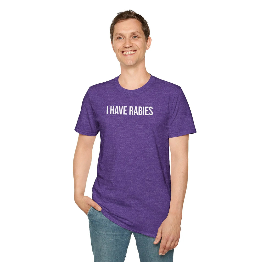 I Have Rabies T-Shirt - Dark Humor Meme Design Printify