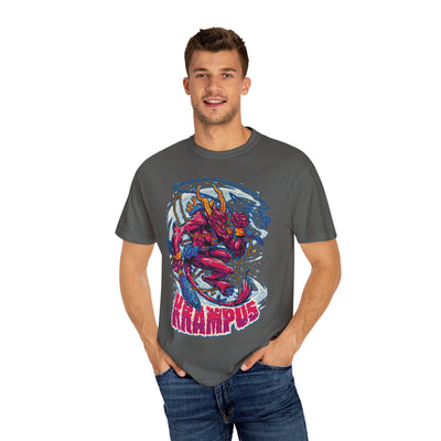 Krampus Christmas Tee - Naughty List Devil Folklore Design - Sinful Threads