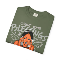 Count Blessings Tee – Boss Woman Wealth Mindset
