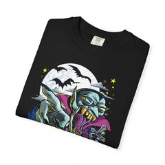 Cartoon Dracula Tee - Funny Vampire Colorful Graphic Shirt
