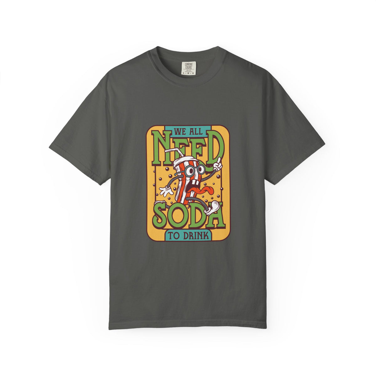 Funny Soda Shirt - Cartoon Soda Tee - Funny Beverage Top