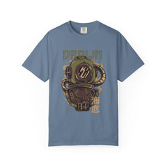 Drown Deep Sea Diver With Quote Graphic Cool Design T-Shirt