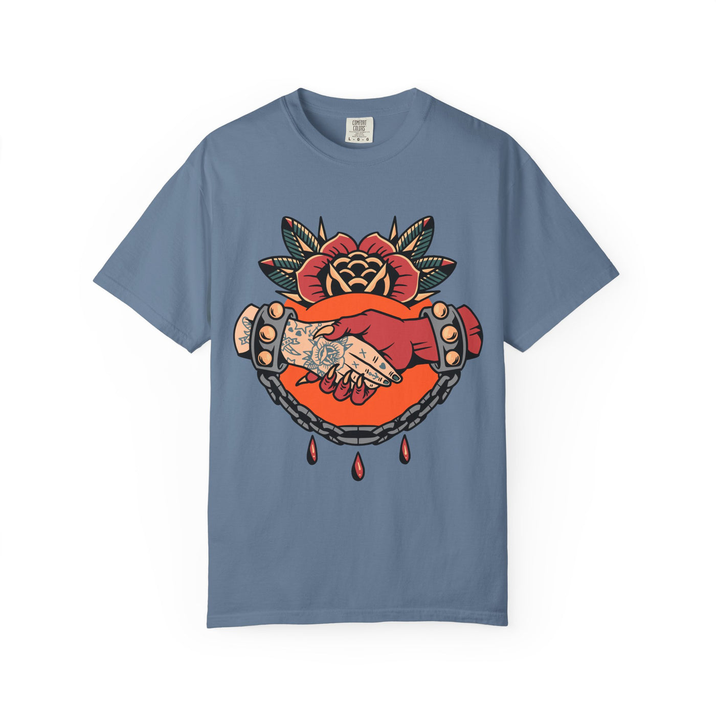 Devil Tattoo Shirt - Deal With Devil Tee - Occult Clothing - Sinful Threads