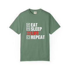 Eat Sleep Lift Repeat Fitness Training Motivation T-Shirt