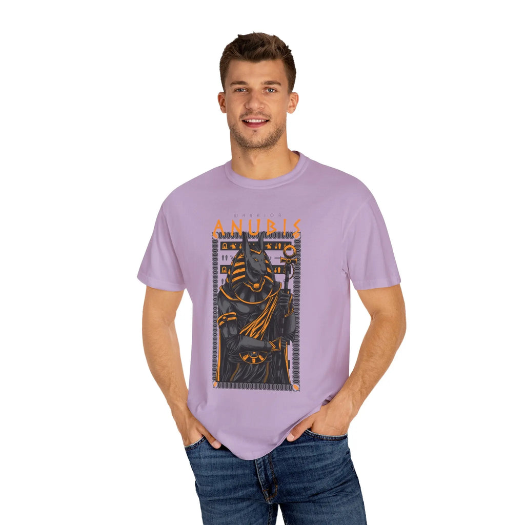 Egyptian Warrior Anubis Graphic Print T-Shirt - Sinful Threads