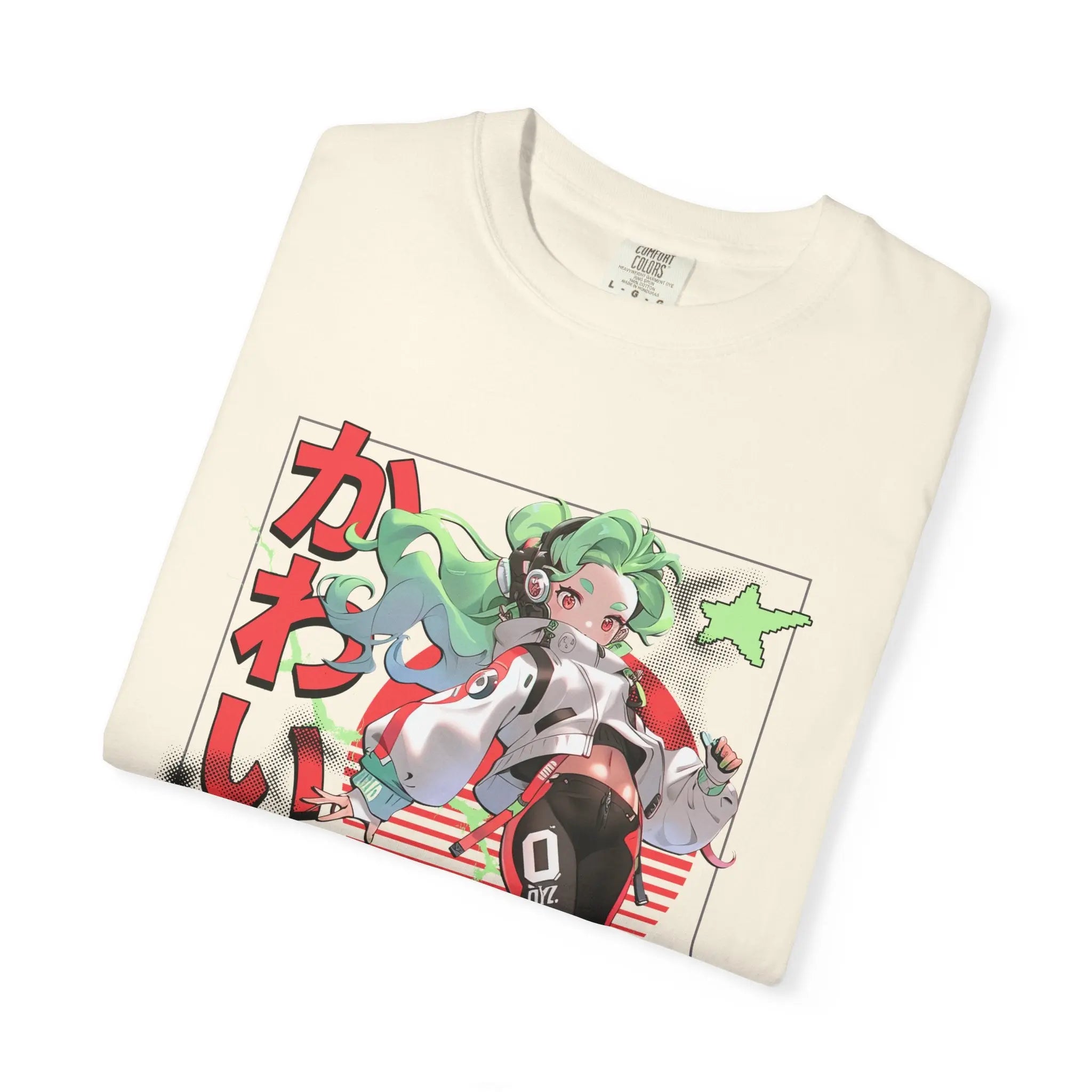 Cyberpunk Anime Tee - Kawaii Vaporwave - Streetwear - Sinful Threads