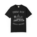 Farm Boy Fresh Organic Farmhouse Barn Windmill Graphic T-Shirt - Sinful Threads