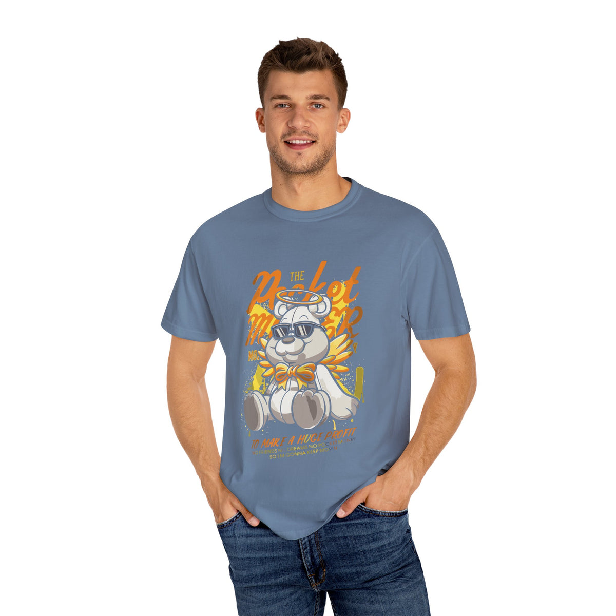 Angel Teddy Bear Streetwear Tee | Cute Wings Design | Buy Now