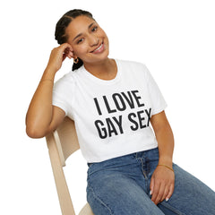 Funny Sex Positive Gay Shirt for Unapologetic Pride