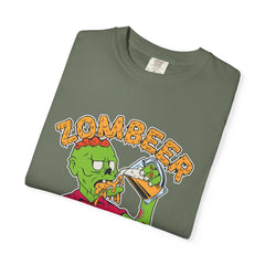 Funny Zombie Shirt - Zombeer Drink Dead Tee - Beer Gift