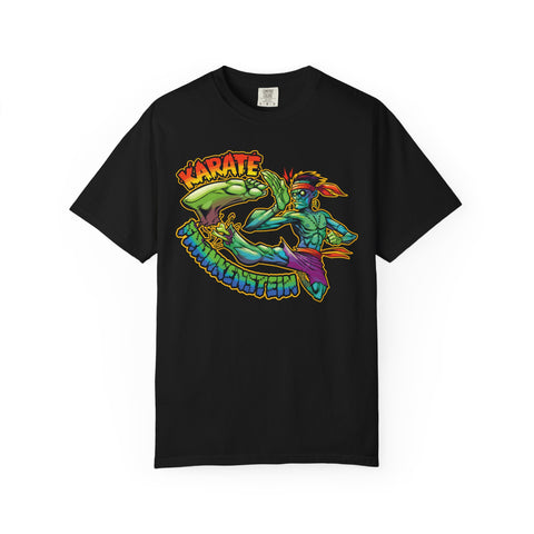 Karate Frankenstein Shirt - Monster Martial Arts Tee for Horror Fans