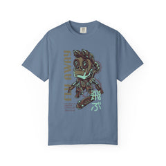 Fly Away Einstein Robot On Skateboard Illustration T-Shirt