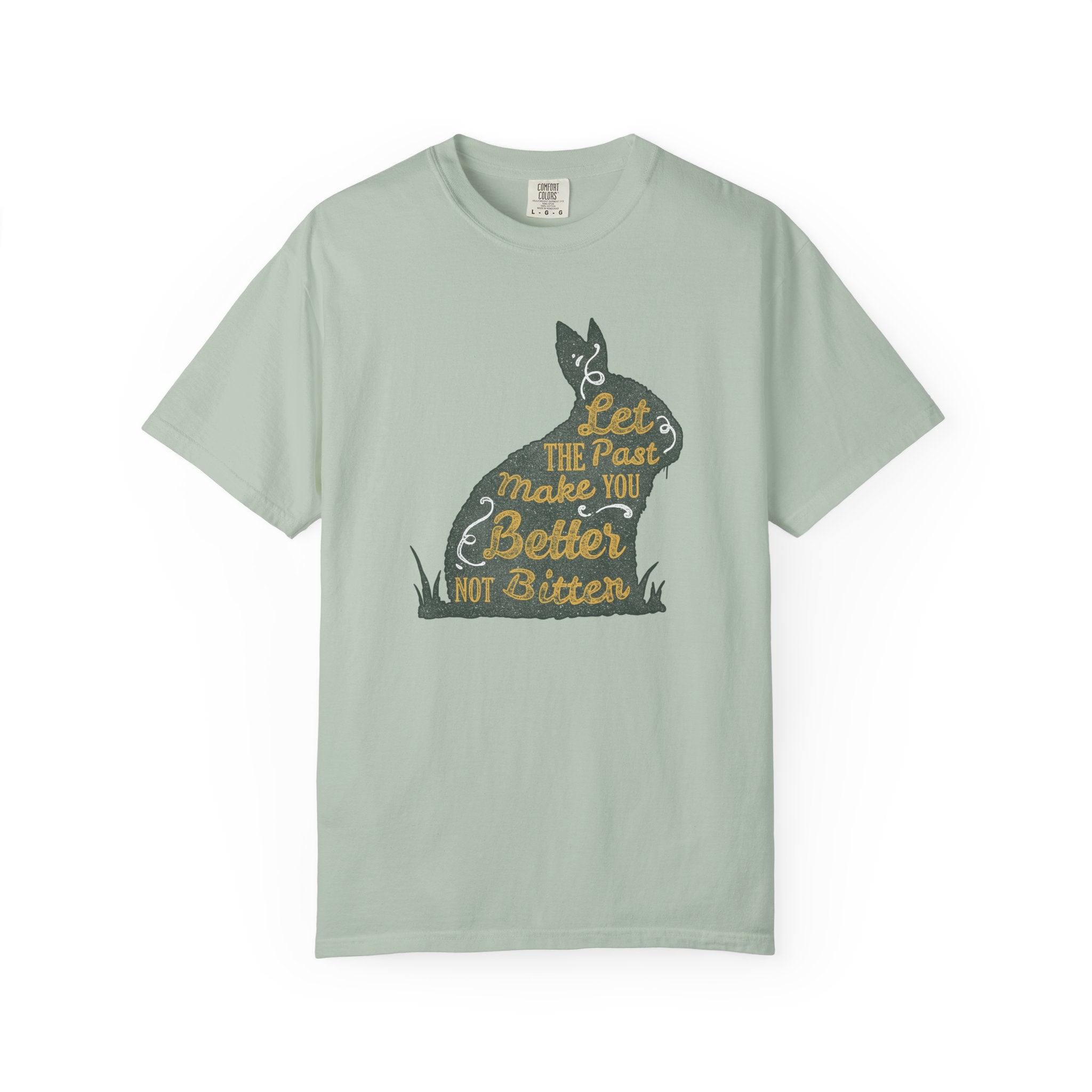 Let the Past Make You Better Graphic on Rabbit T-Shirt - Sinful Threads