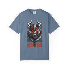 Strong Knight Design with Bold Graphics T-Shirt