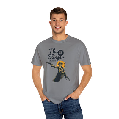 Gunslinger Graphic Tee Conspiracy Cowboy - Western Unisex - Sinful Threads