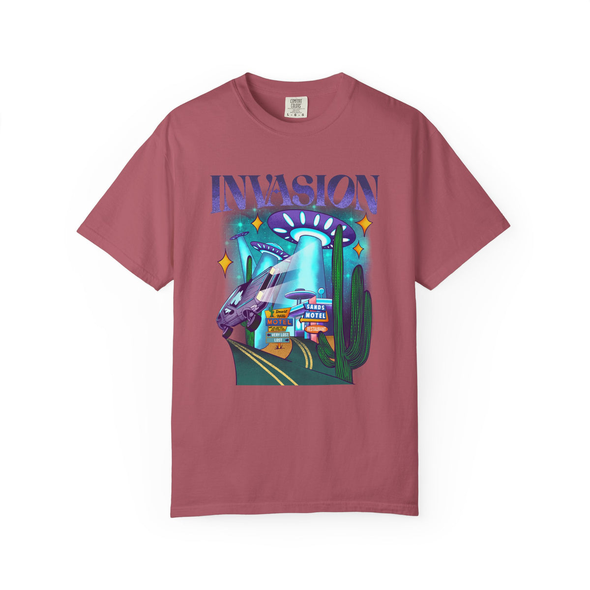 Alien Abduction Shirt – Desert Motel UFO Tee Retro Sci-Fi