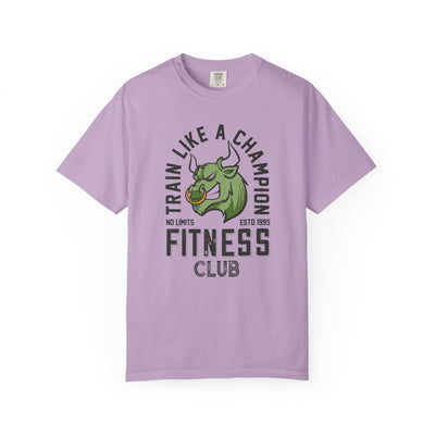 Train Like A Champion Vintage Bull T Shirt - Retro Gym Tee - Sinful Threads