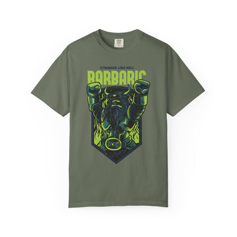 Barbaric Stronger Like Hell Viking Warrior T-Shirt