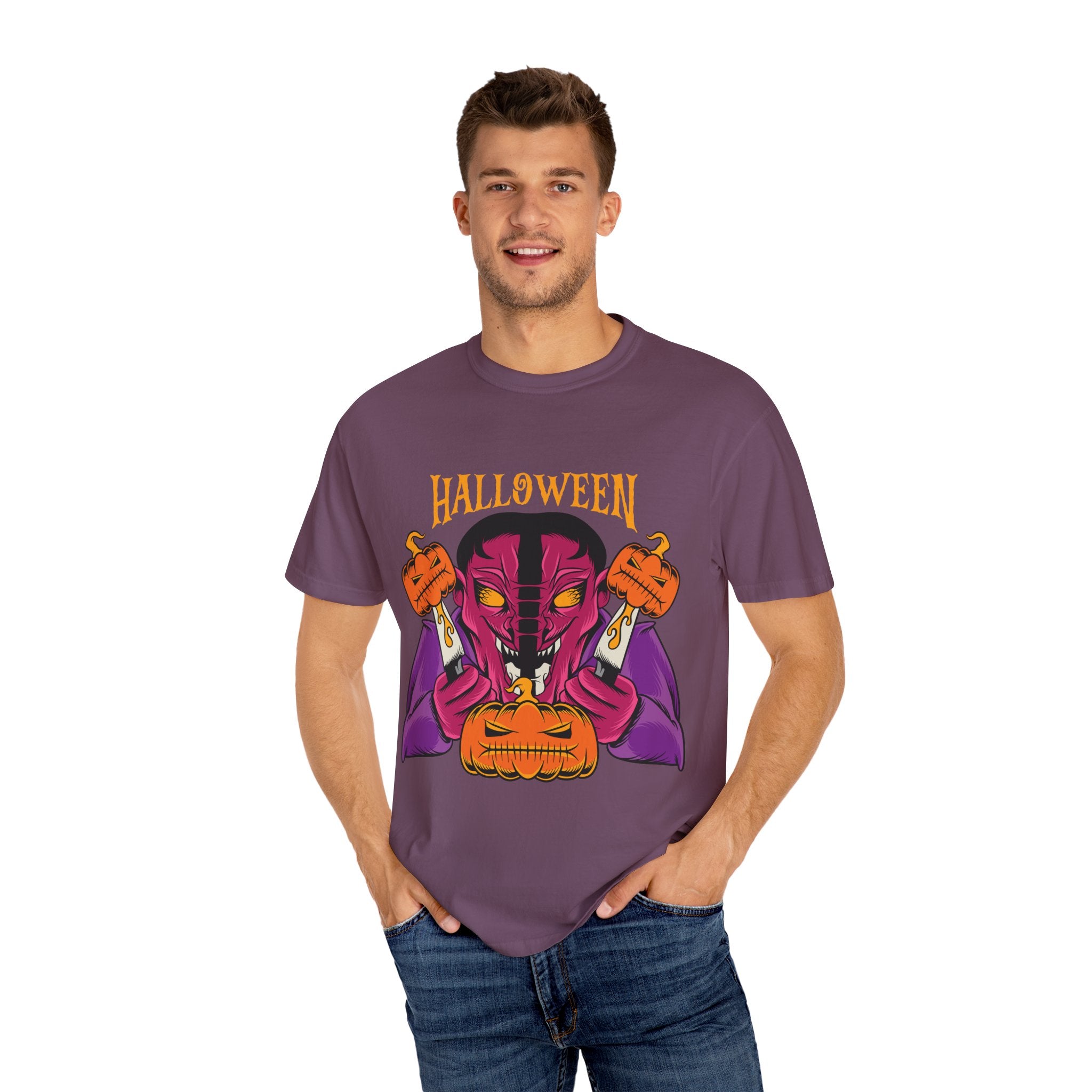 Devil halloween tee - Spooky Monster Shirt - Scary Fun - Sinful Threads
