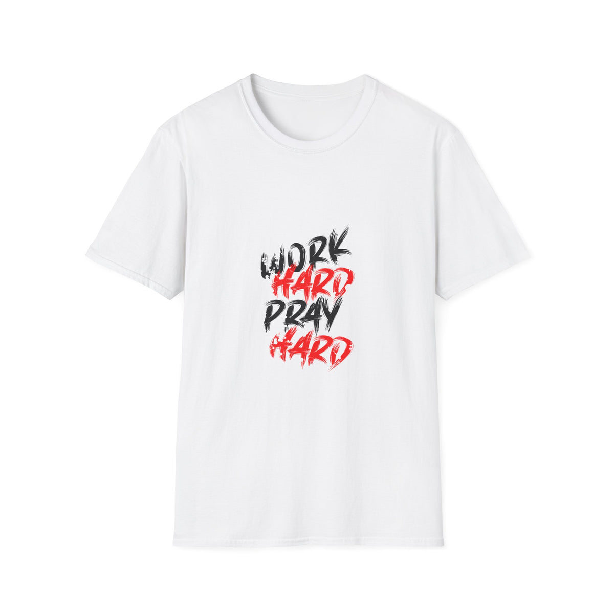 Work Hard Pray Hard Tshirt - Faith Based Success Shirt