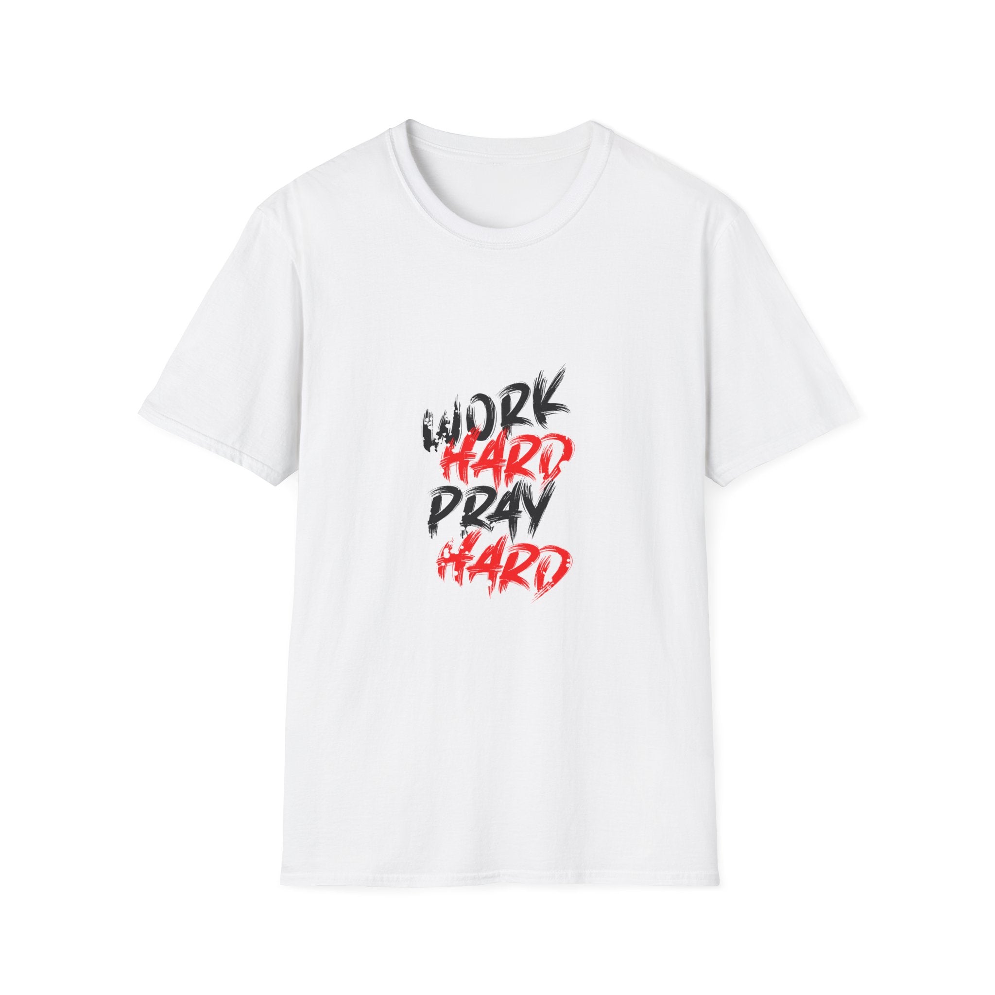 Work Hard Pray Hard Tshirt - Faith Based Success Shirt - Sinful Threads