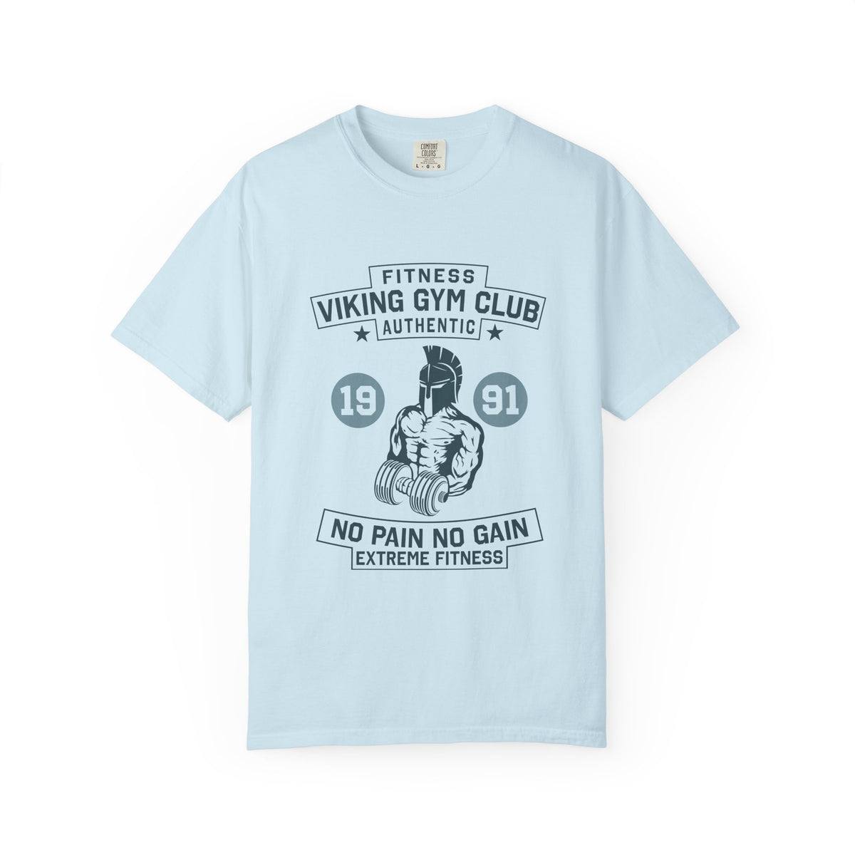 Fitness Viking Gym Club Graphic Design Authentic T-Shirt