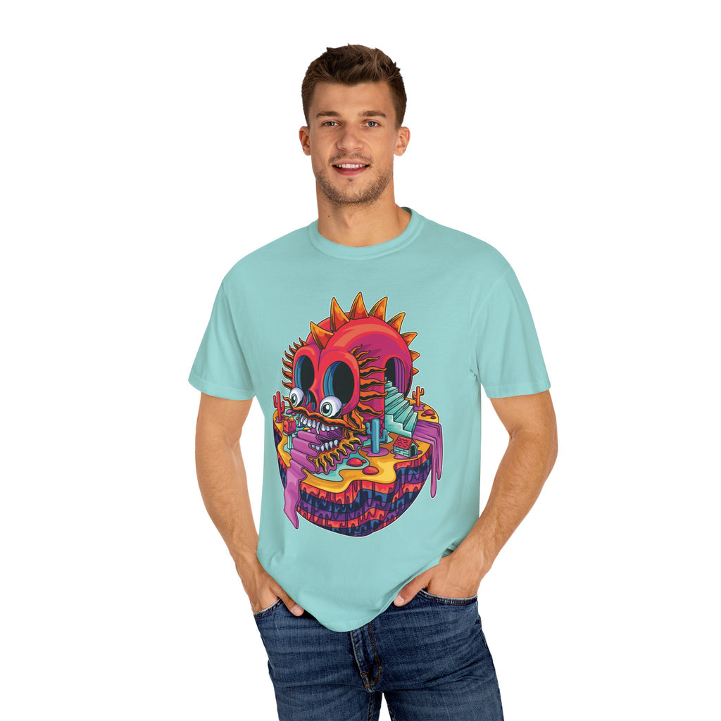 Fantasy Dragon Tee - Psychedelic Monument Valley Art Shirt - Sinful Threads