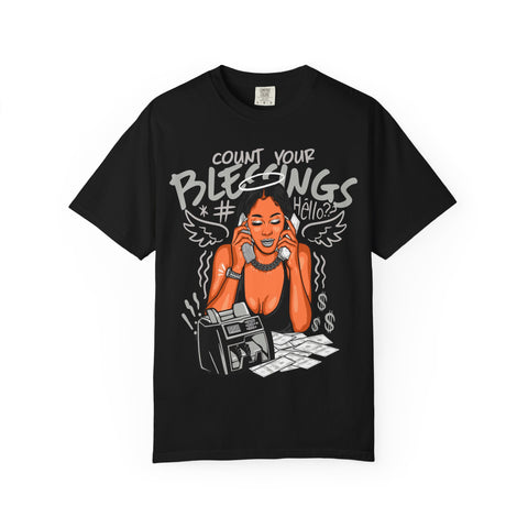 Count Blessings Tee – Boss Woman Wealth Mindset