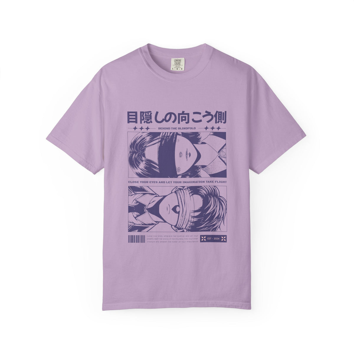 Blindfolded Anime Tee - Artistic Imagination - Dreamer Gift