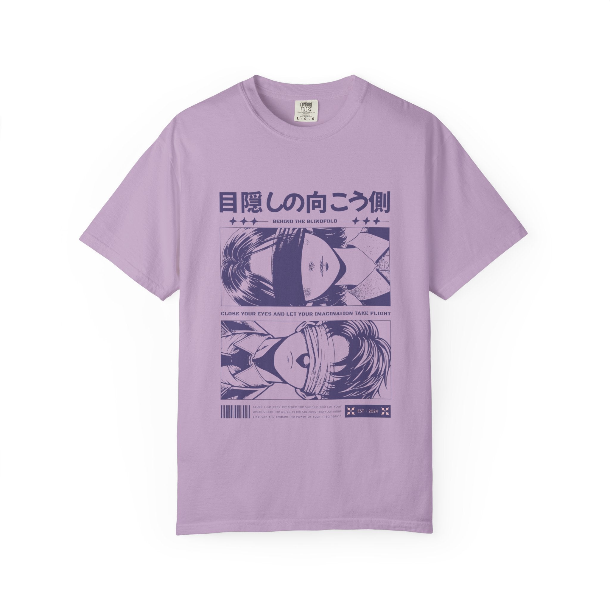 Blindfolded Anime Tee - Artistic Imagination - Dreamer Gift - Sinful Threads