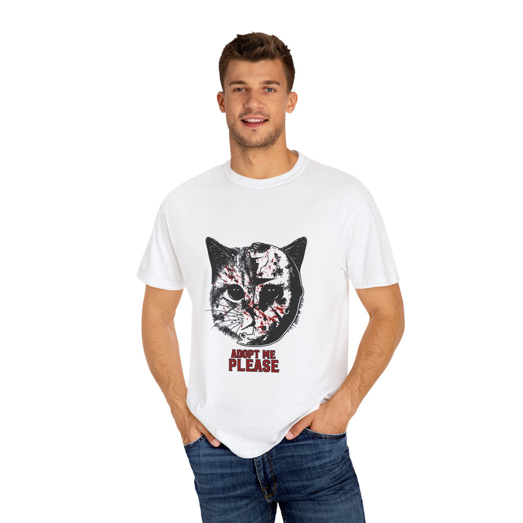 Horror Cat Tee - Spooky Jason Kitty - Friday 13th Shirt - Sinful Threads