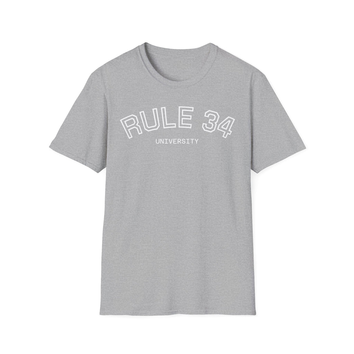 Rule 34 University Shirt - Funny Meme & Internet Culture Tee