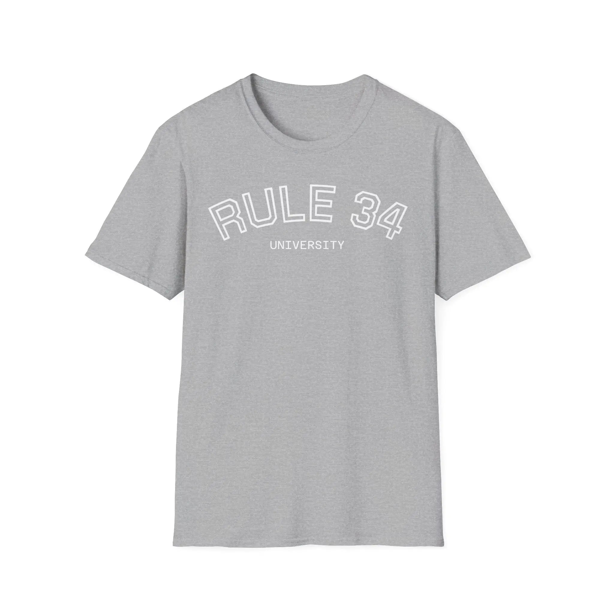 Rule 34 University Shirt - Funny Meme & Internet Culture Tee Printify