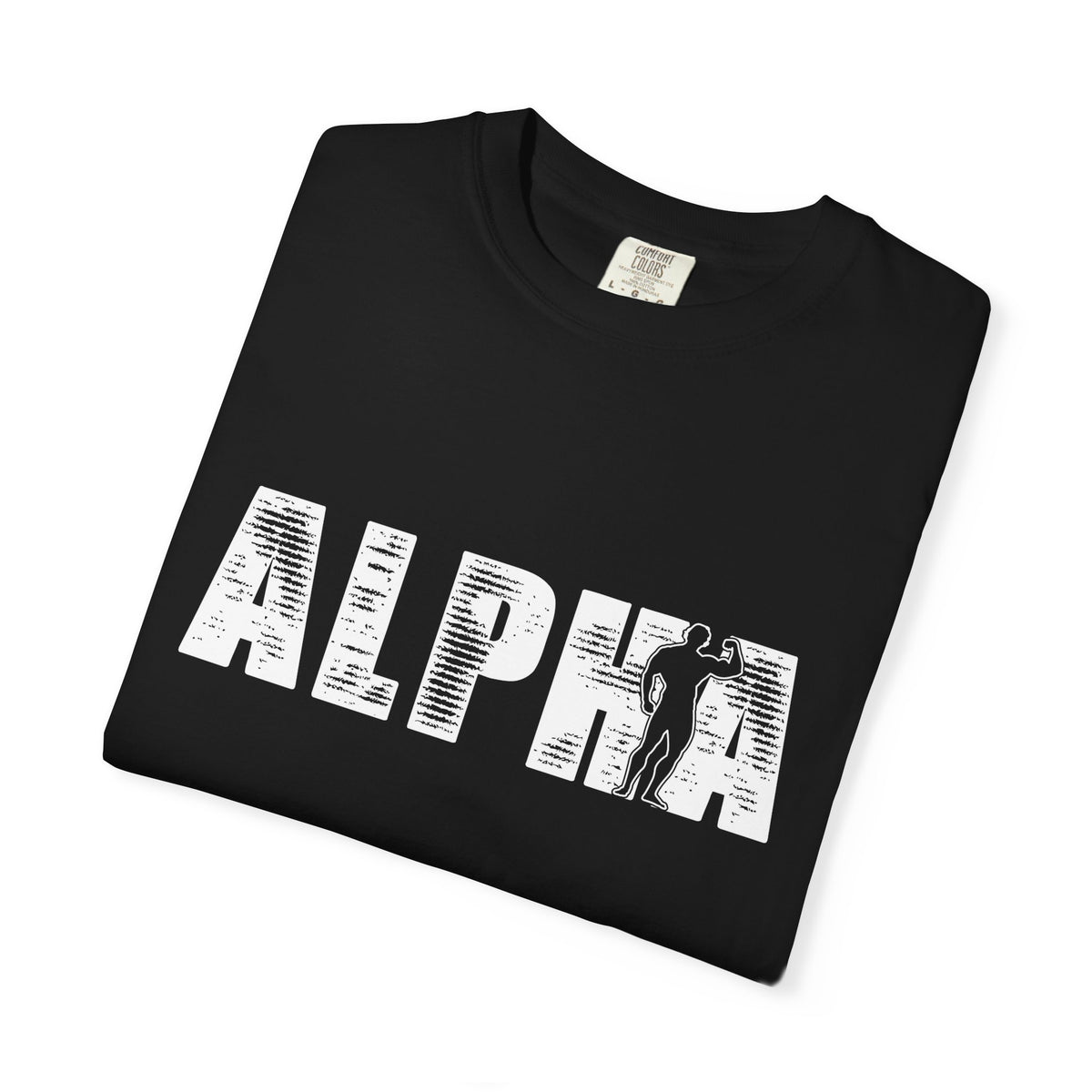 Alpha Male Bodybuilder Tee - Premium Muscle Graphic Design