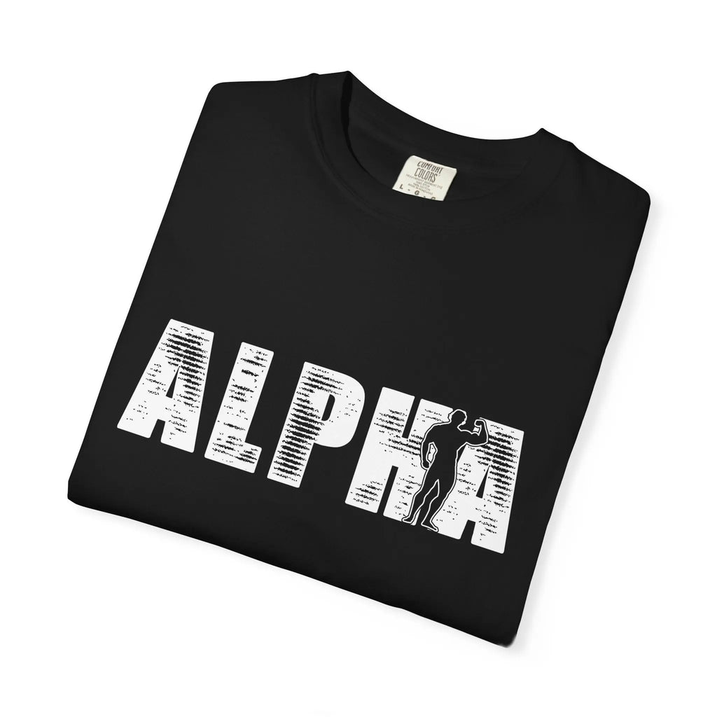 Alpha Male Bodybuilder Tee - Premium Muscle Graphic Design Printify