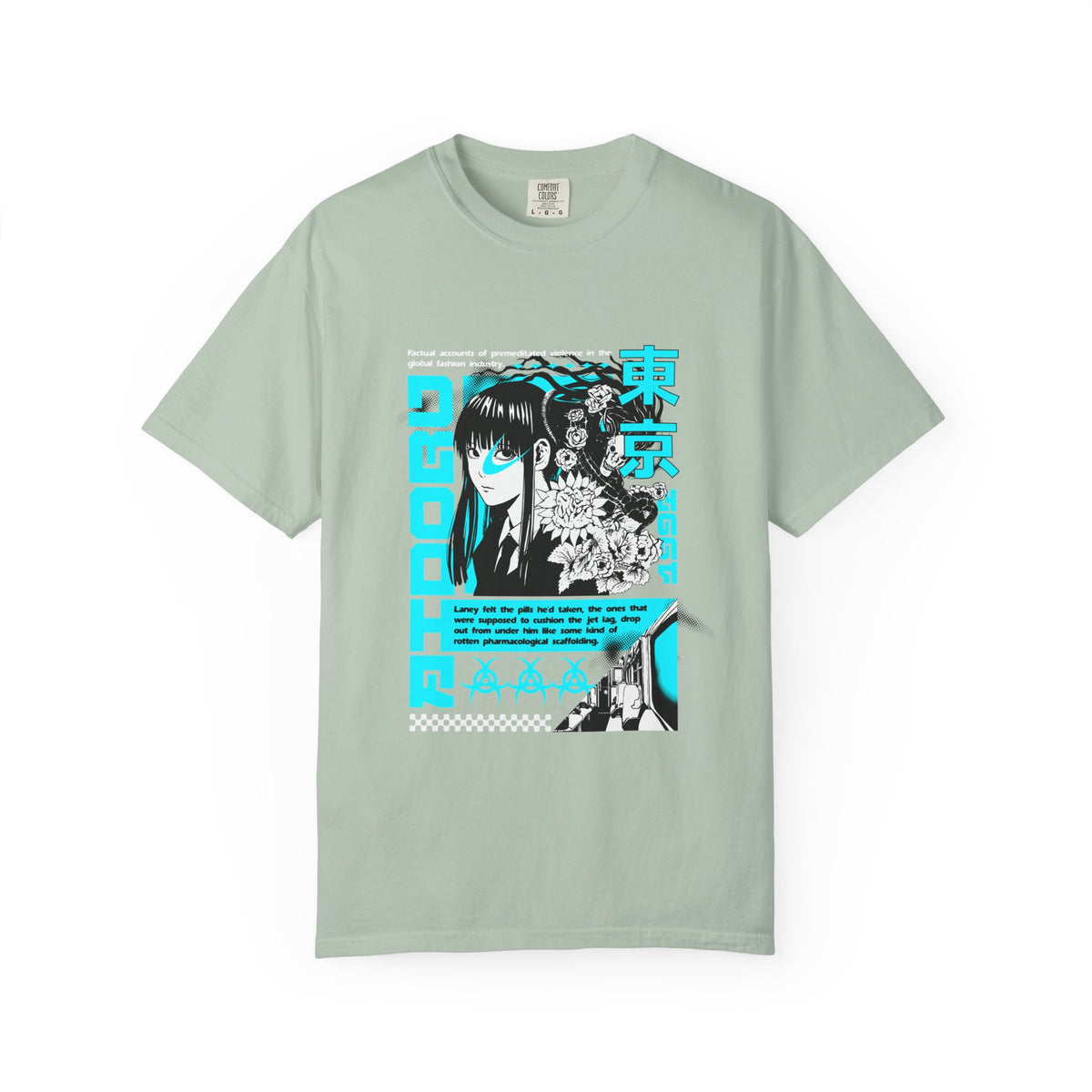 Anime Grunge Tee - Tokyo Y2K Vaporwave - Street Gift