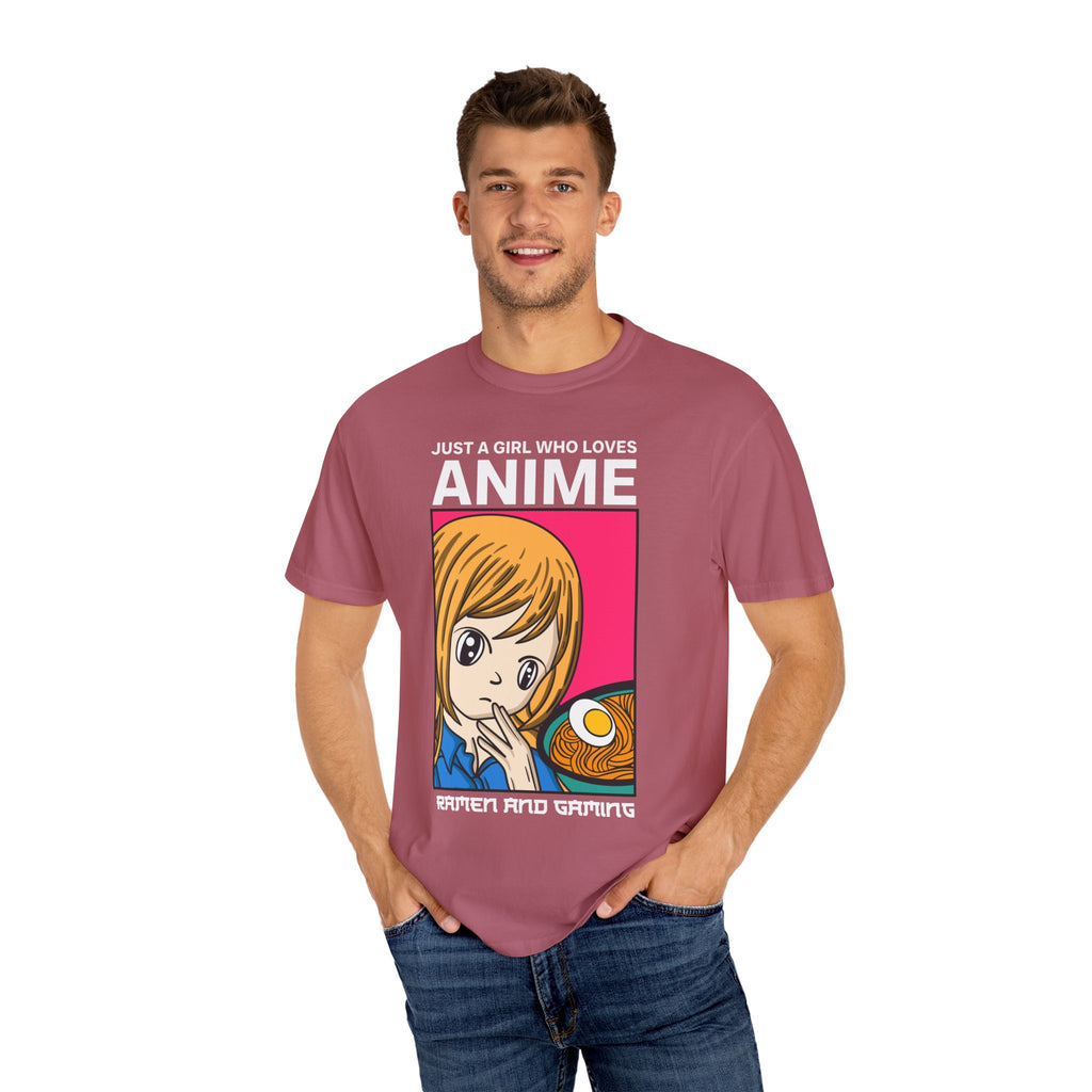 Girl Ramen Gaming Shirt – Cute Noodle Anime Gamer Tee - Sinful Threads