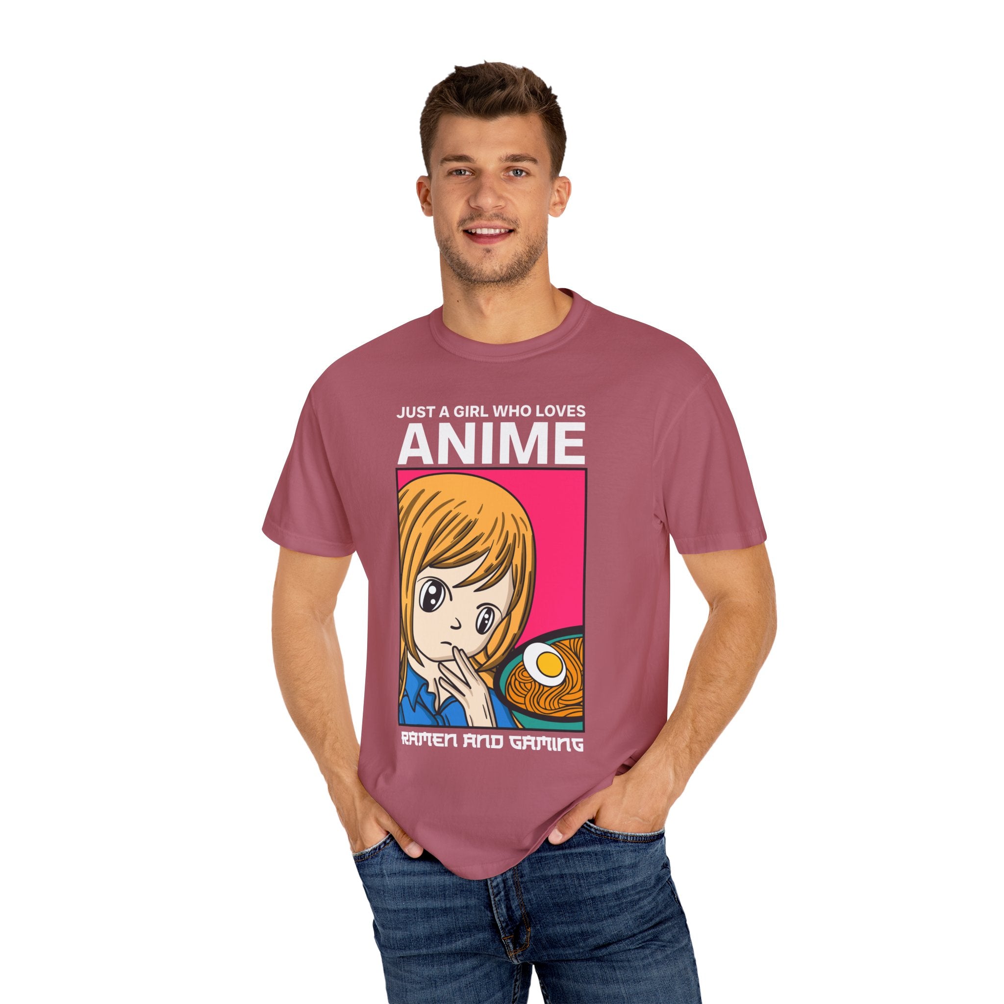Girl Ramen Gaming Shirt – Cute Noodle Anime Gamer Tee - Sinful Threads