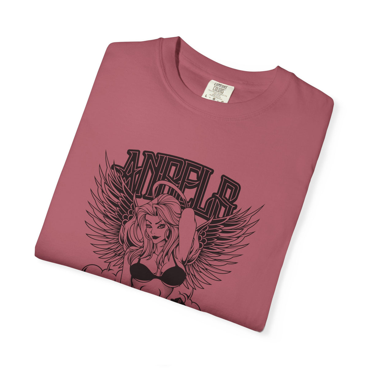 City of Angels Urban Angel Girl with Wings Graphic T-Shirt