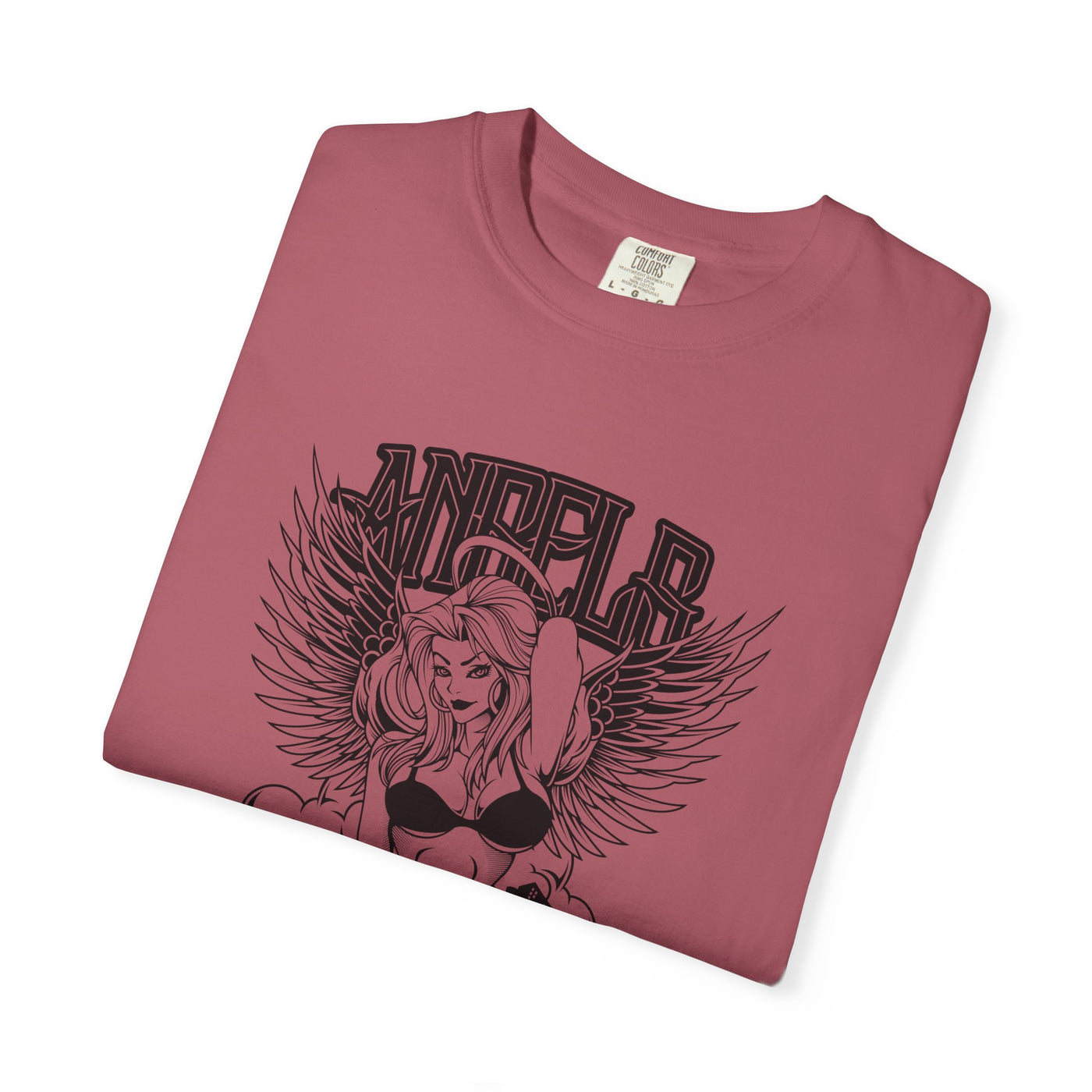 City of Angels Urban Angel Girl with Wings Graphic T-Shirt - Sinful Threads