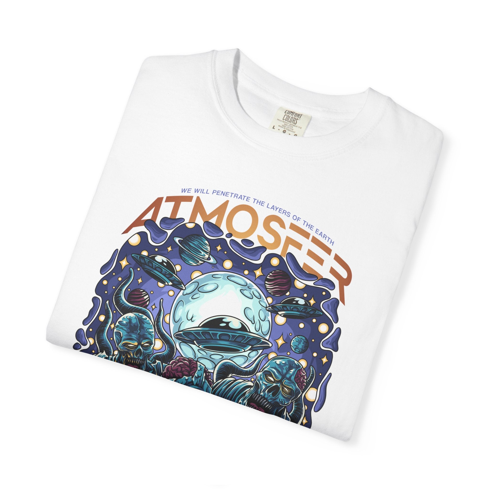 Alien Invasion Shirt - Skull Alien Tee - Sci-Fi Horror Top - Sinful Threads