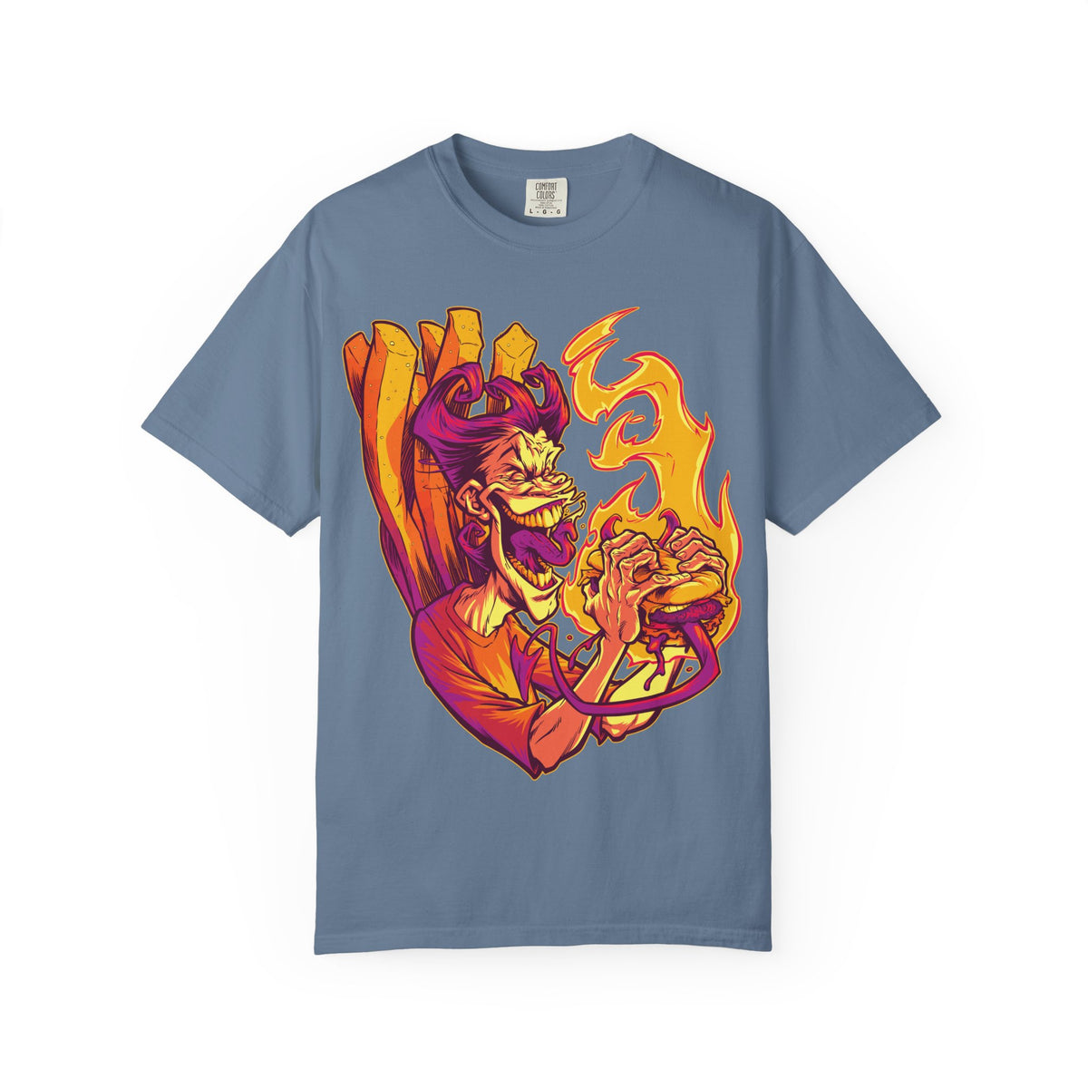 Demon Streetwear Shirt - Dark Urban Tee for Horror Fans