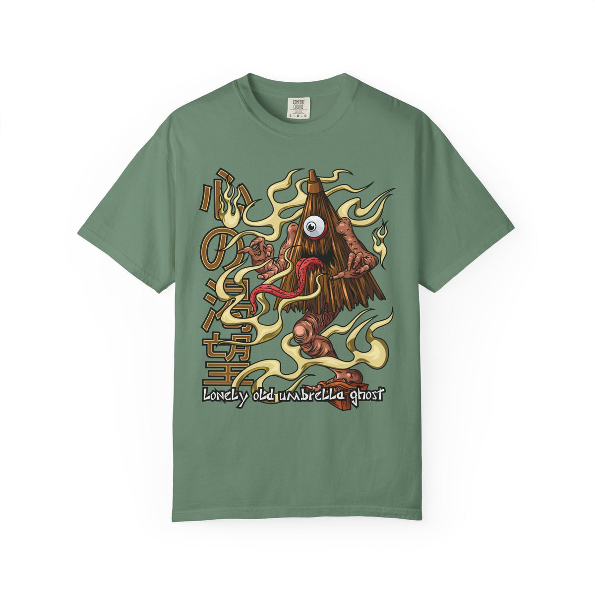 Kasa obake shirt - umbrella ghost tee - japanese yokai