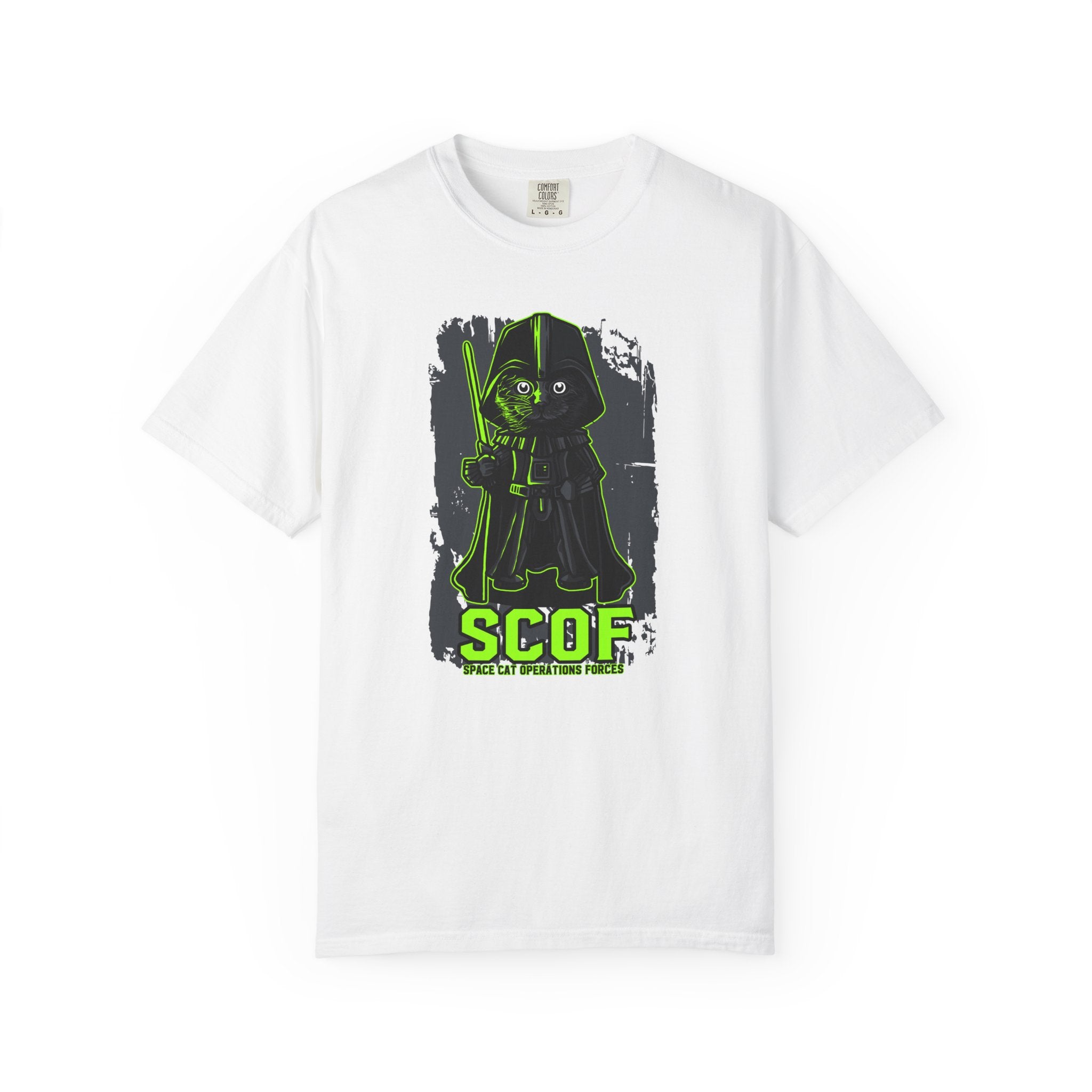 Galactic Cat Tee - Dark Lord - Sci-Fi Space Gift - Sinful Threads