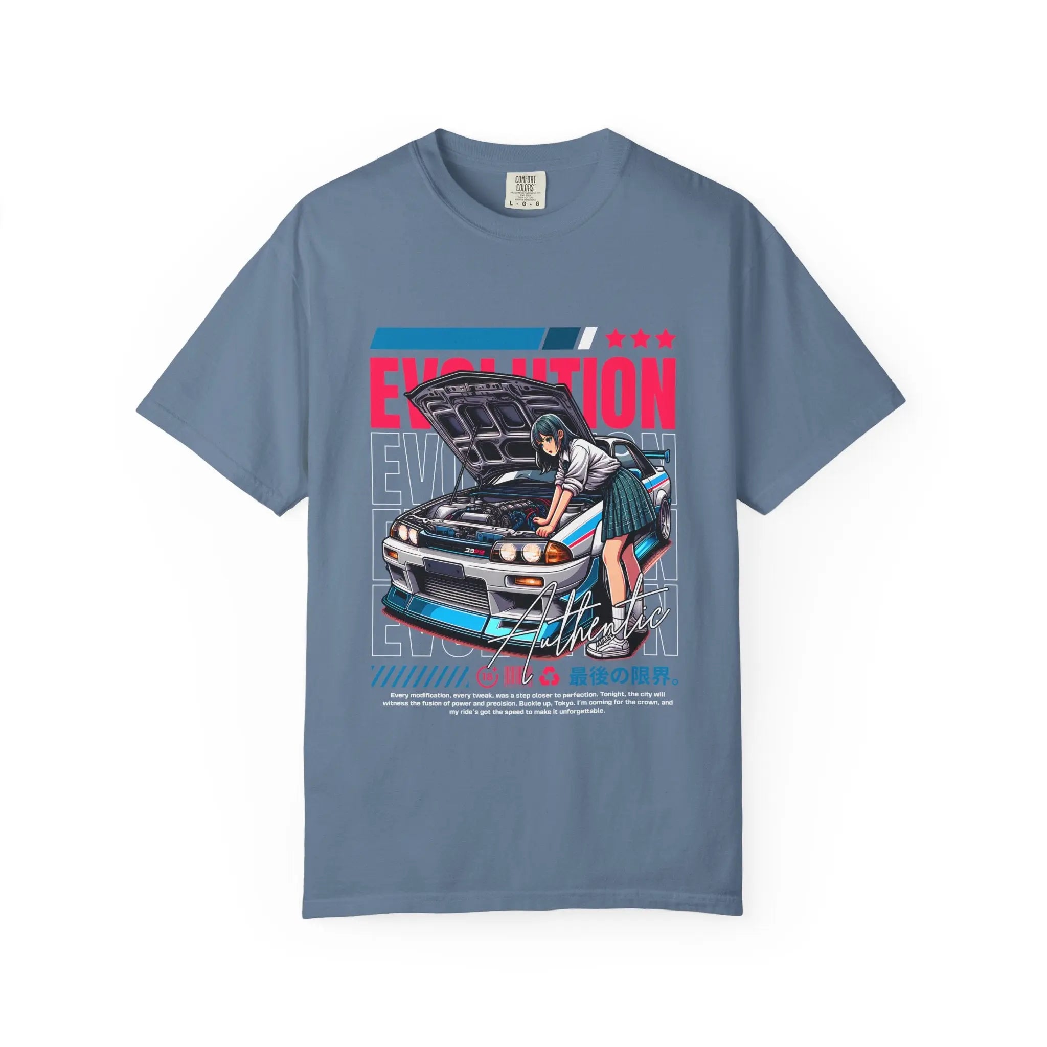 R32 Skyline Tee - JDM Drift Culture Anime Girl Art - Sinful Threads
