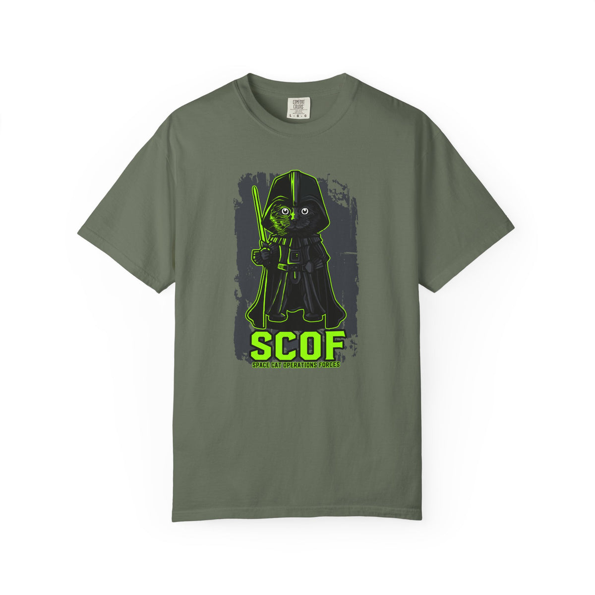 Galactic Cat Tee - Dark Lord - Sci-Fi Space Gift